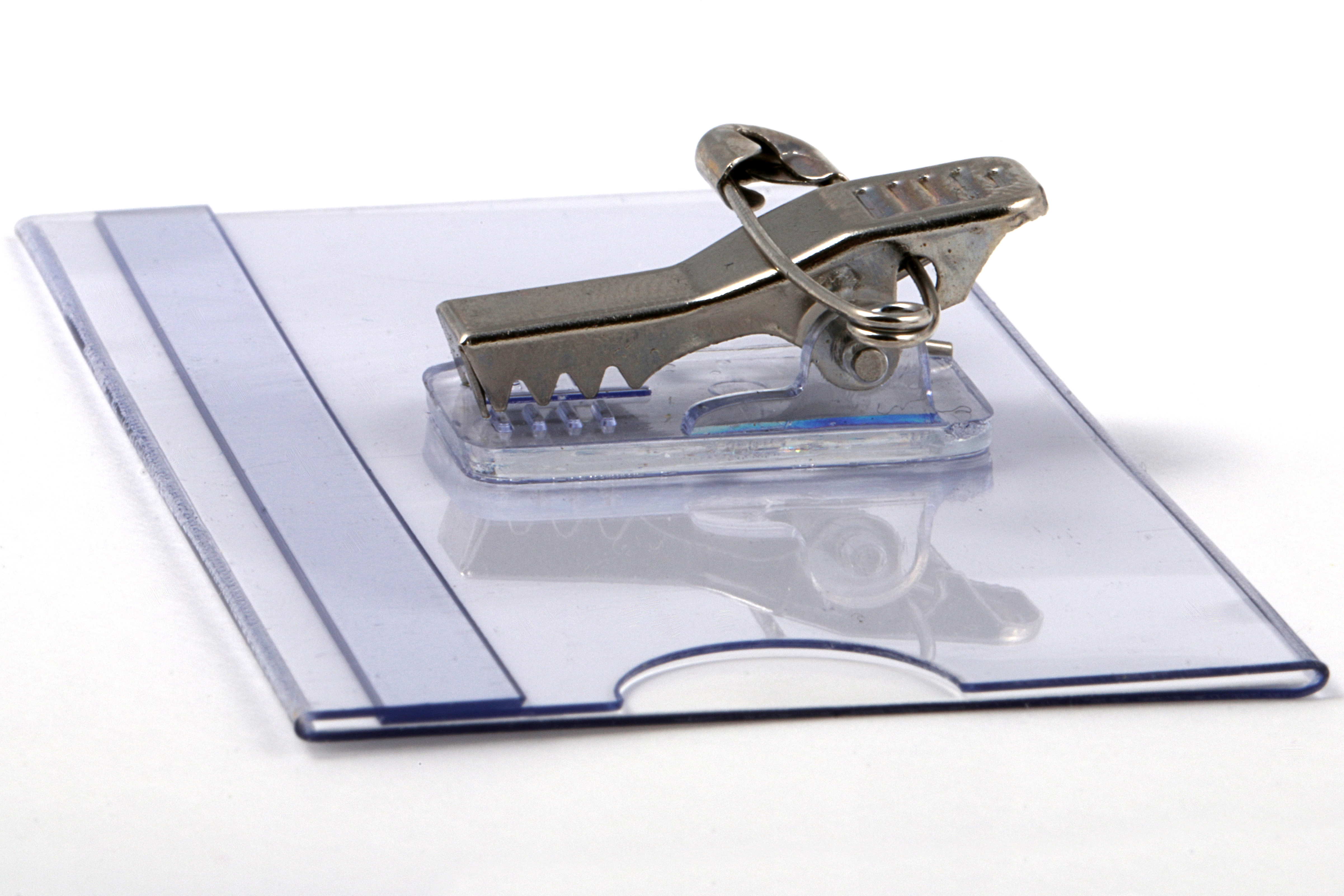 Europel Namenschild mit Kombiklemme 75 x 40 mm/24 Stück