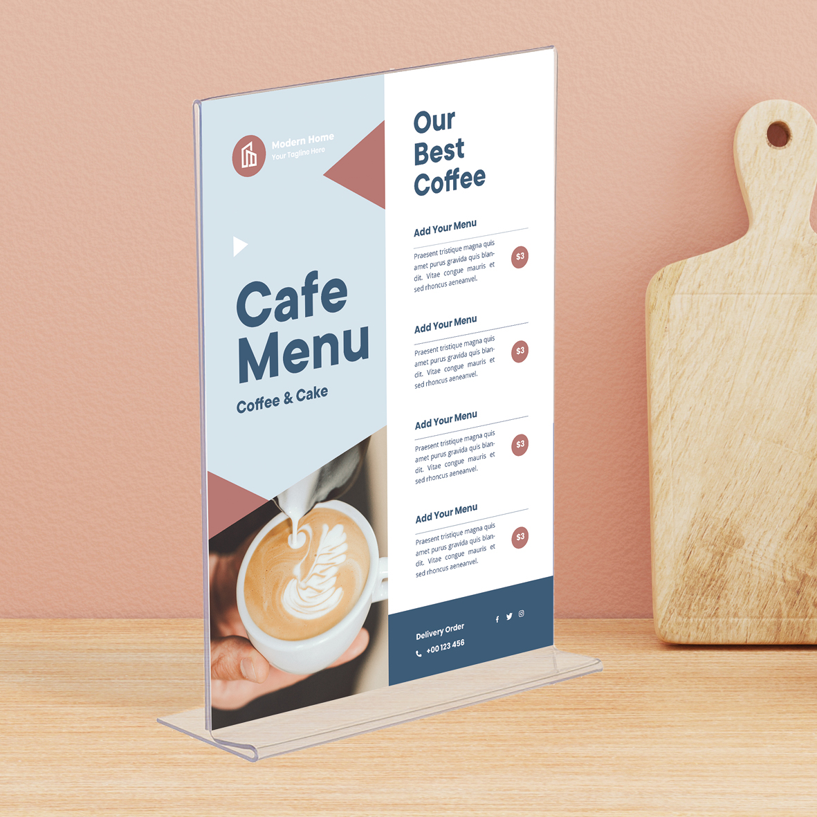 Europel Tischaufsteller T-Ständer DIN A5 Hochformat Acryl