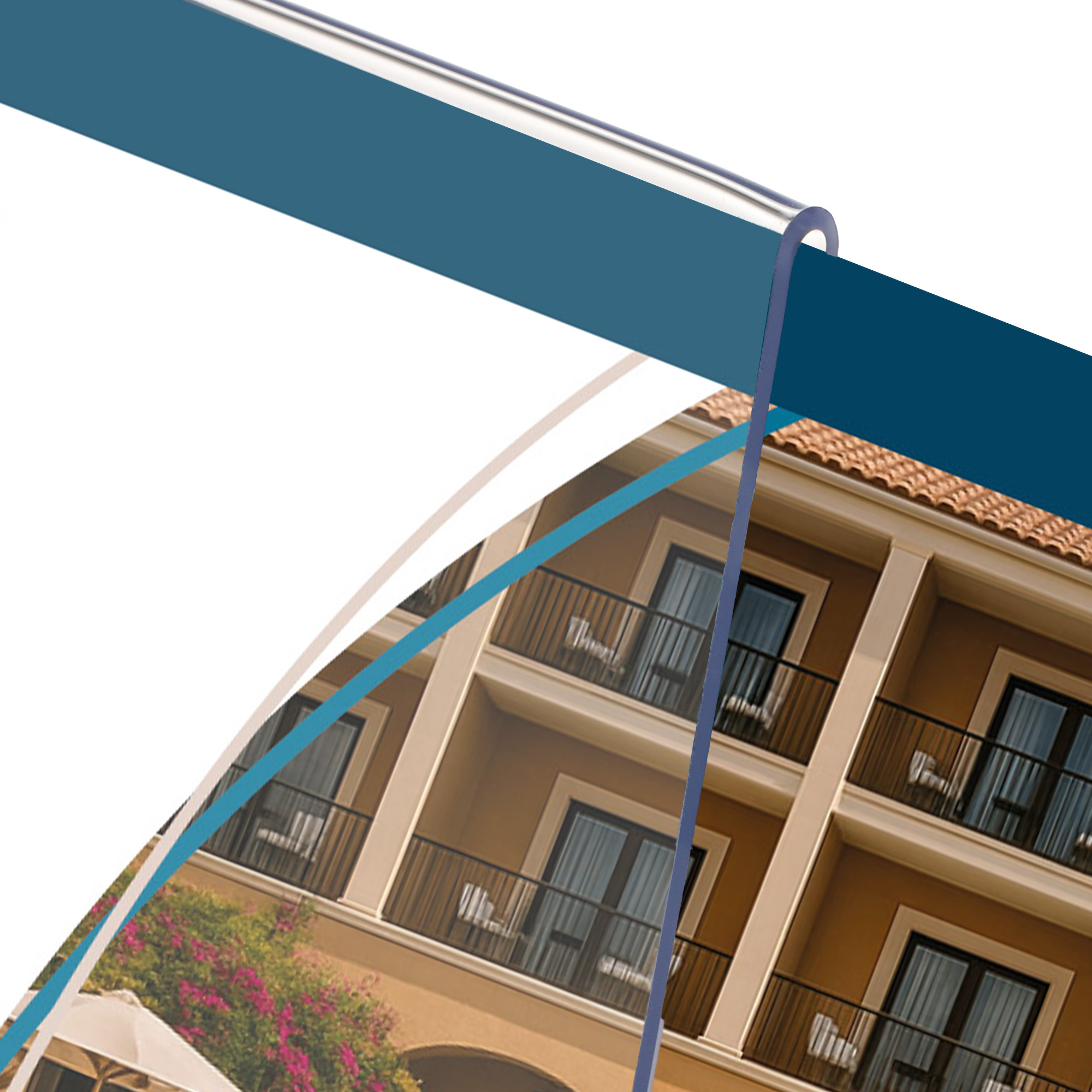 Europel Tischaufsteller Budget L-Ständer DIN A4 Querformat