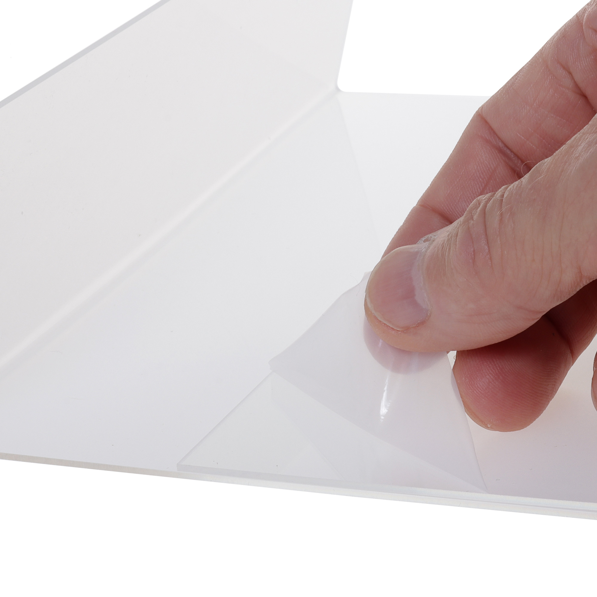 Europel Kartenhalter Budget L-Ständer A5 1,5 mm Querformat Acryl – 5er-Set