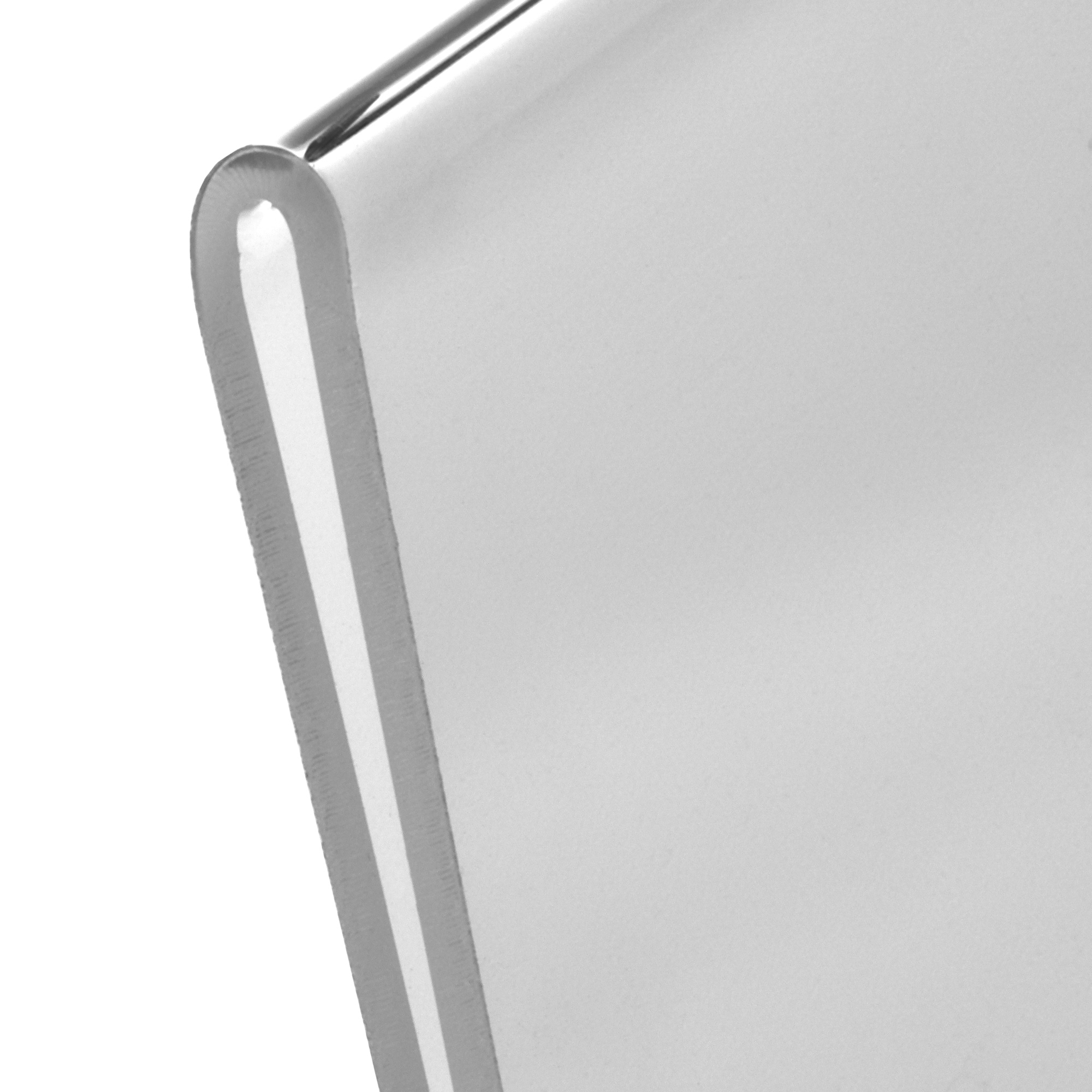 Europel Kartenhalter Budget L-Ständer A5 1,5 mm Querformat Acryl – 5er-Set