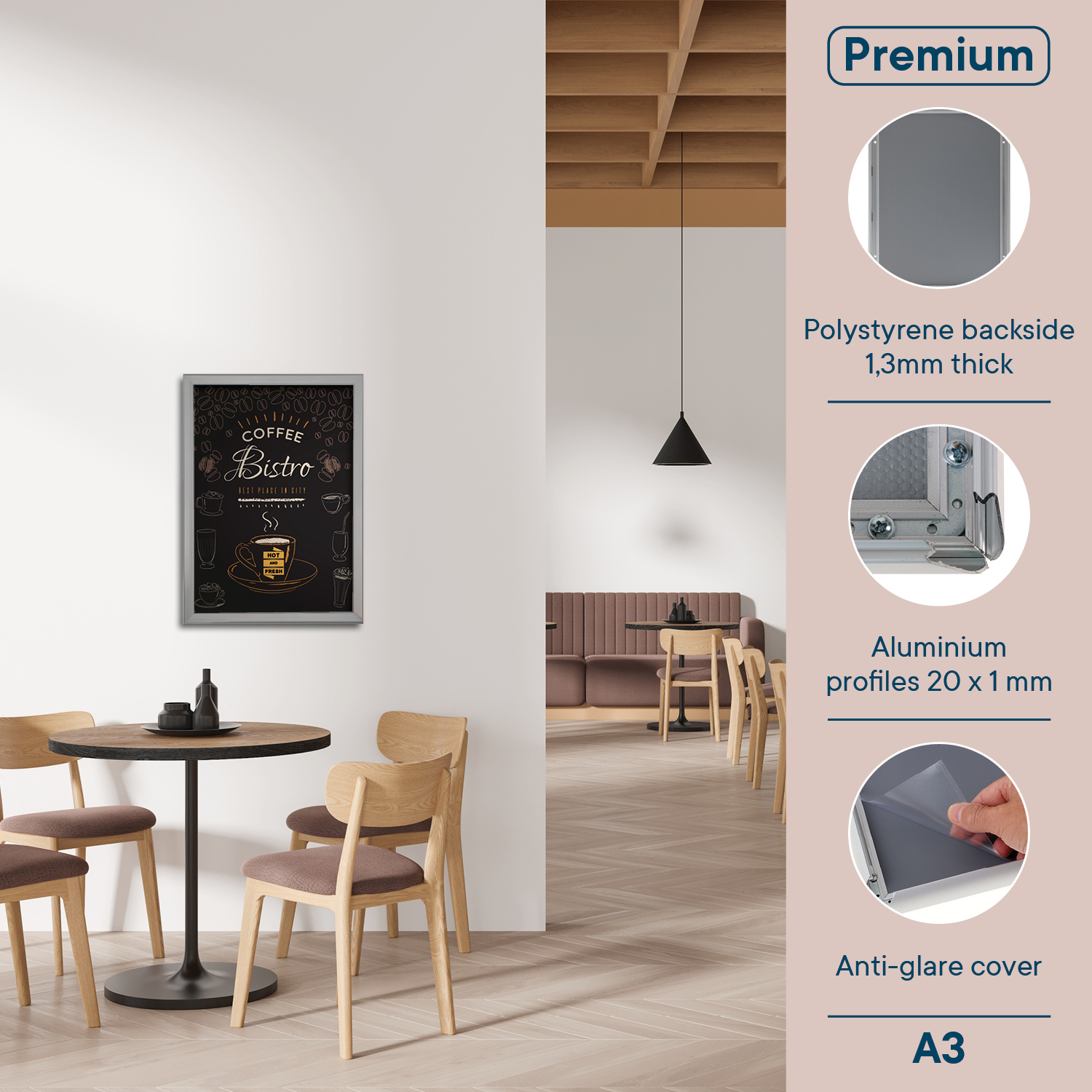 Europel Klapprahmen Premium DIN A3 20 mm