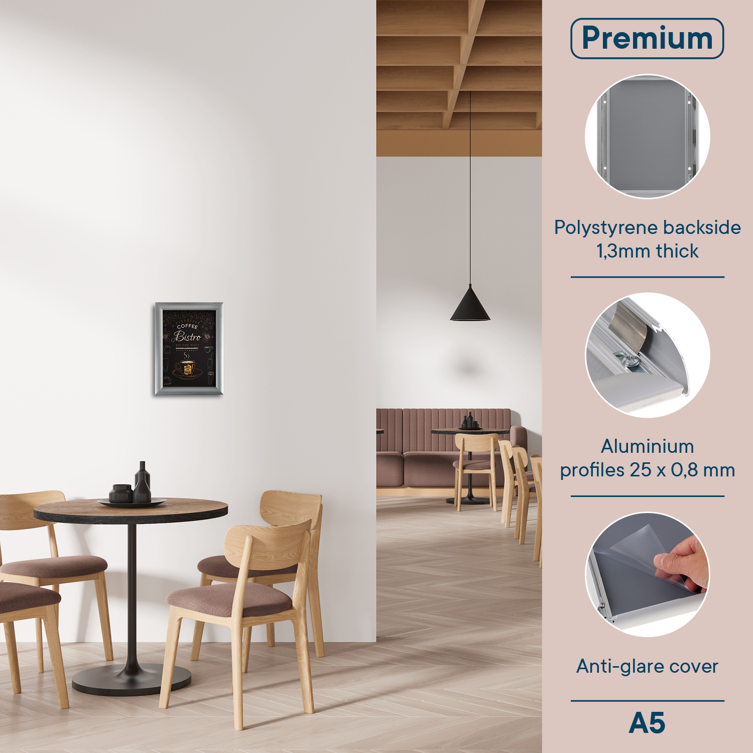 Europel Klapprahmen Premium DIN A5 25 mm