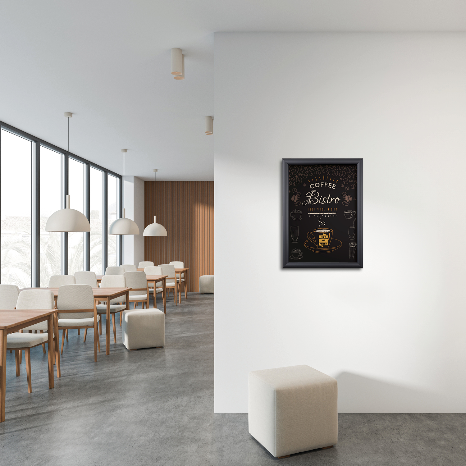 Europel Klapprahmen Economy DIN A3 25 mm Schwarz