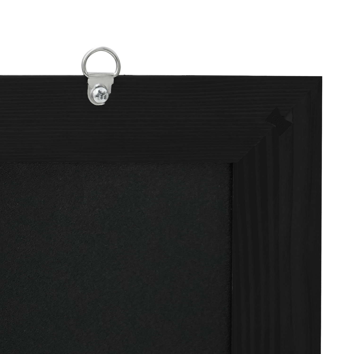 Europel Kreidetafel Holzrahmen 50 x 100 cm Schwarz