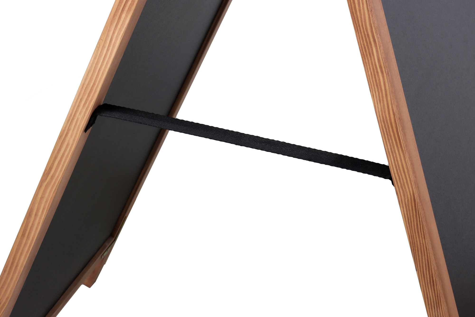 Europel Kreidetafel Kundenstopper mit Logoplatte 660 x 1280 mm DELUX Naturholz