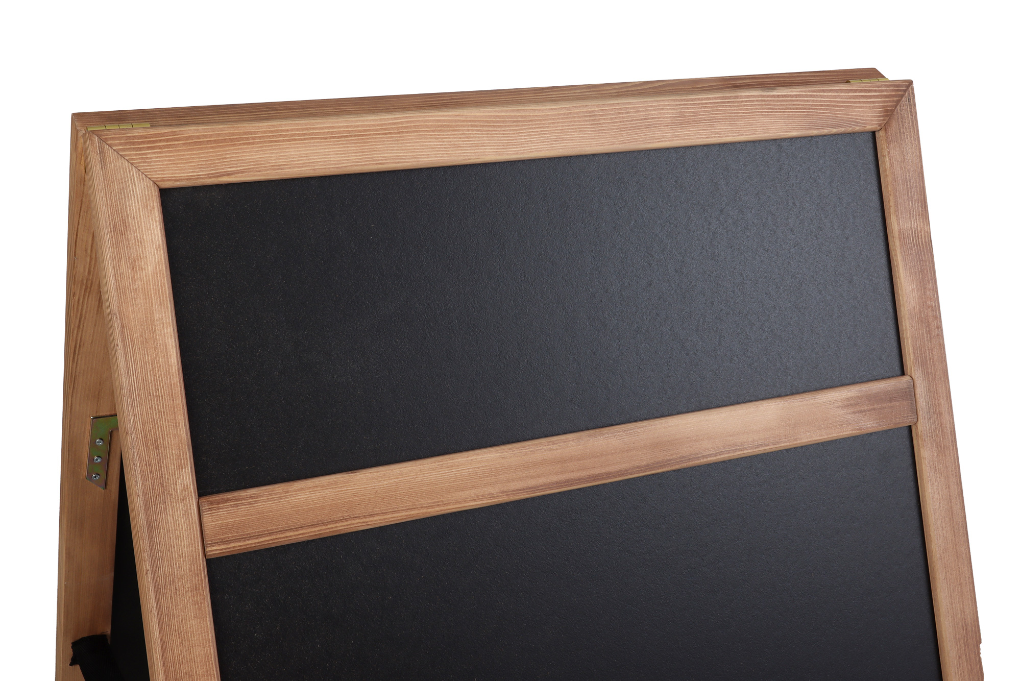 Europel Kreidetafel Kundenstopper mit Logoplatte 660 x 1280 mm DELUX Naturholz