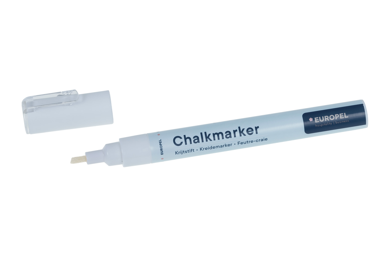 Europel Kreidemarker 1-3 mm Weiß Blister 1 Stück