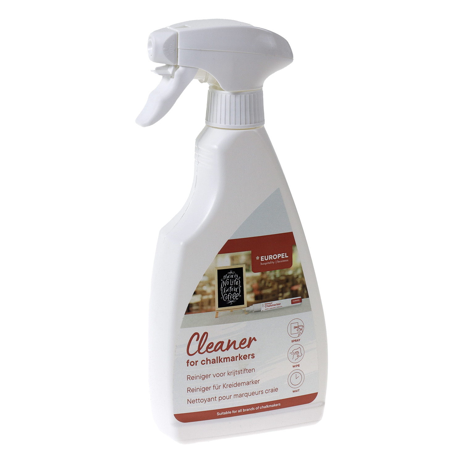Reiniger Spray Europel 500 ml für wasserfeste Kreidemarker