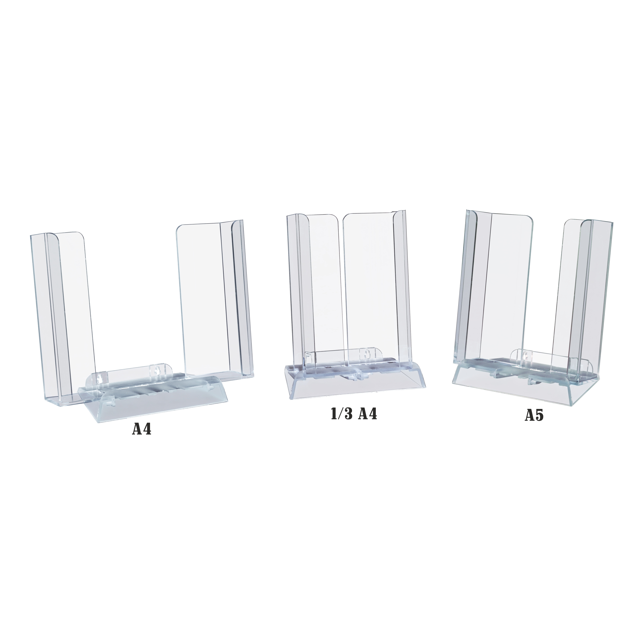 Prospekthalter Europel verstellbar A4, A5, 1/3 A4Prospekthalter Europel verstellbar A4, A5, 1/3 A4