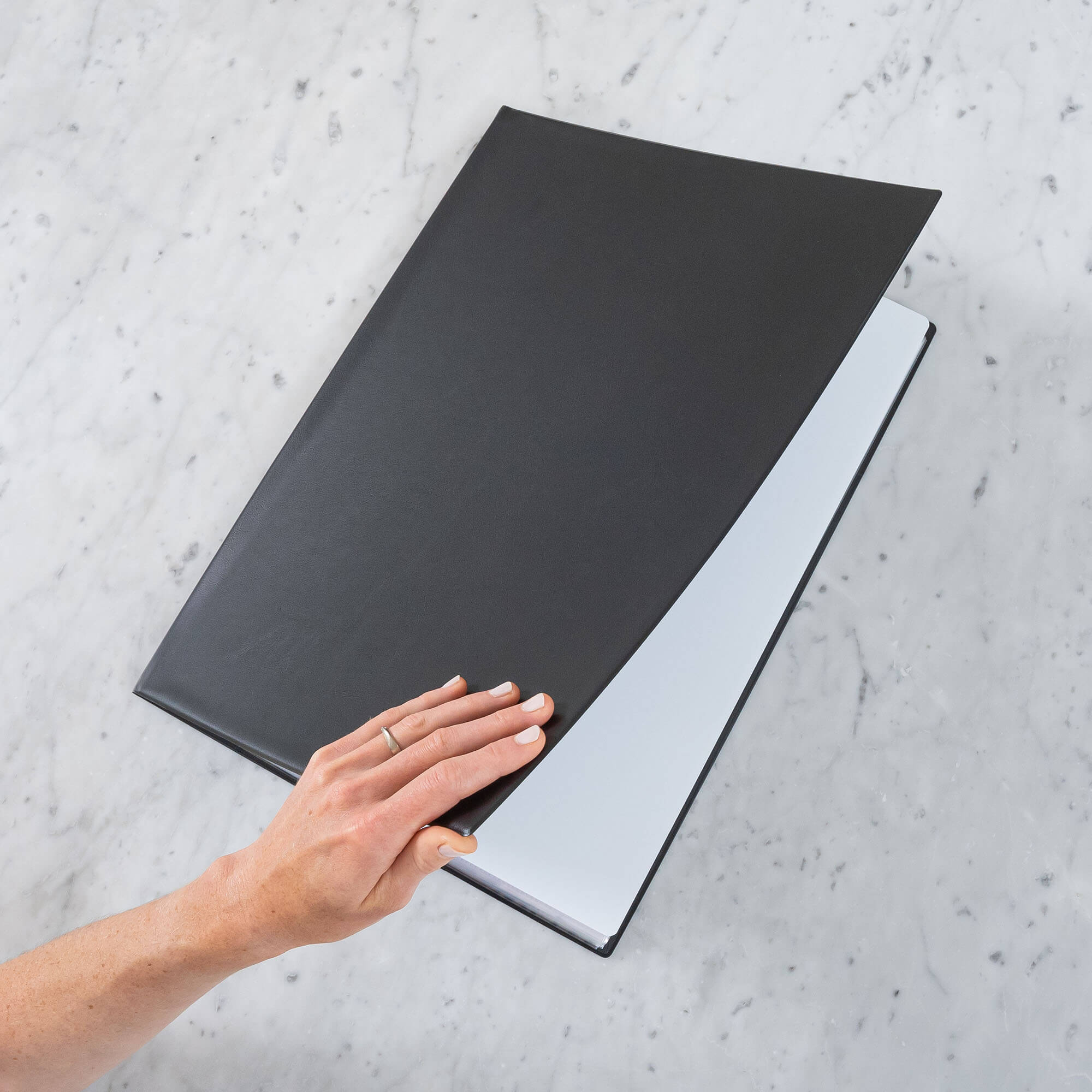 Rillstab Original Sichtbuch DIN A3 24 Hüllen Schwarz