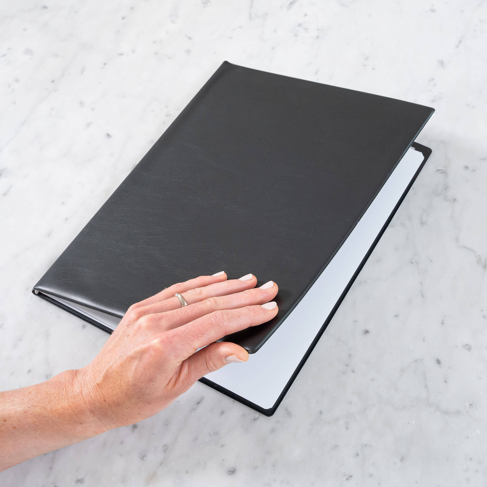 Rillstab Original Sichtbuch DIN A4 20 Hüllen Schwarz